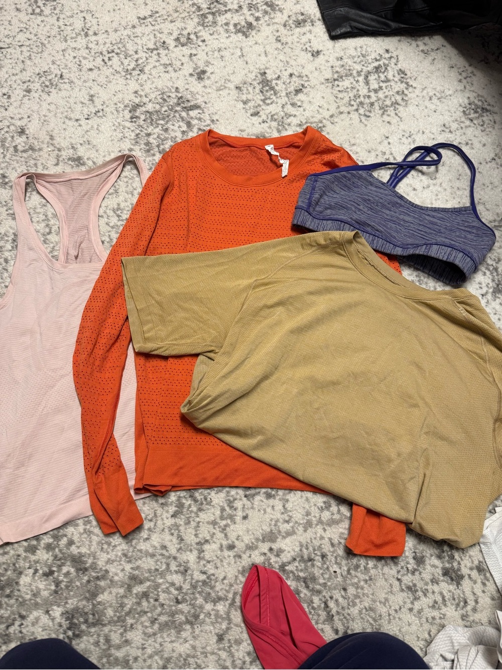 Lululemon Flawed Activewear Lot – 11 Pieces Mixed Sizes Tanks, Tops, Sports Bras - Picture 2 of 9